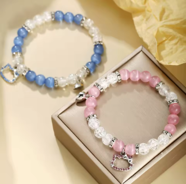 Hello Kitty™ Couple Magnetic Heart Bracelets (2-Pack)