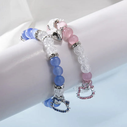 Hello Kitty™ Couple Magnetic Heart Bracelets (2-Pack)