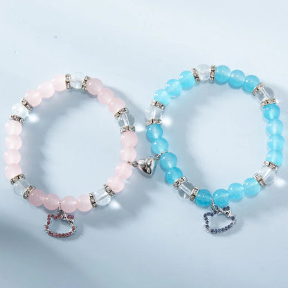 Hello Kitty™ Couple Magnetic Heart Bracelets (2-Pack)