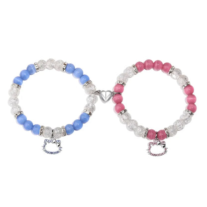 Hello Kitty™ Couple Magnetic Heart Bracelets (2-Pack)